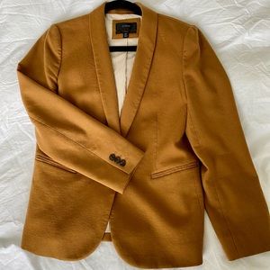 J.Crew Petit Parke Blazer in wool flannel size 12P